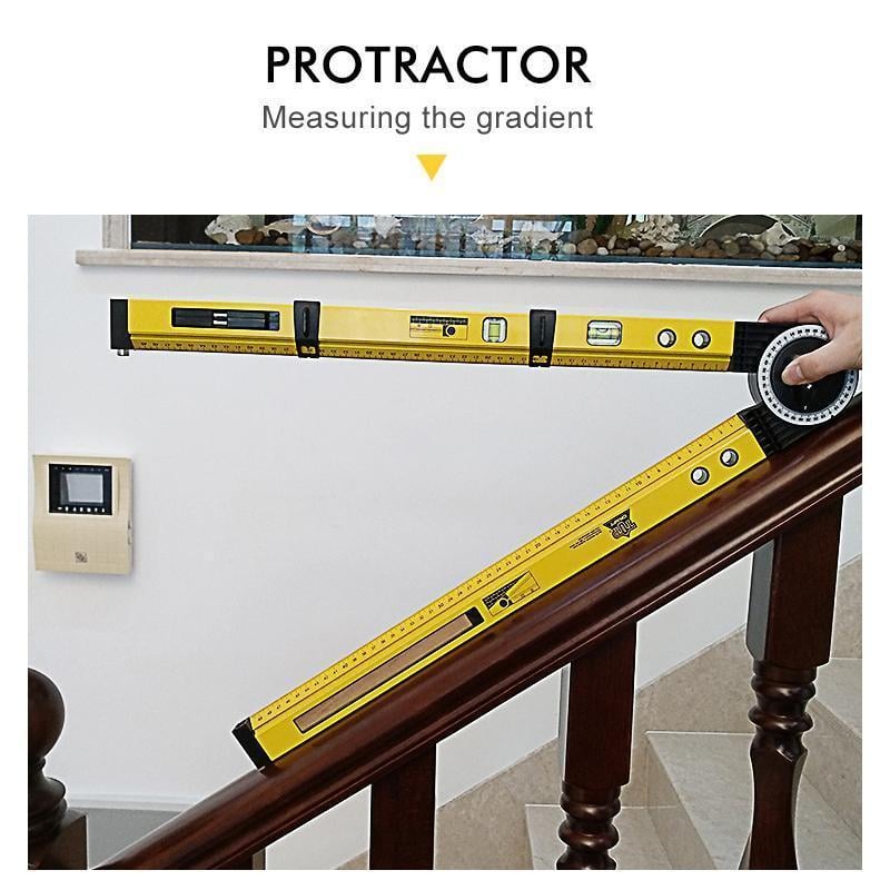 3-in-1 Aluminum Alloy Spirit Level Compass Protractor – nolaras
