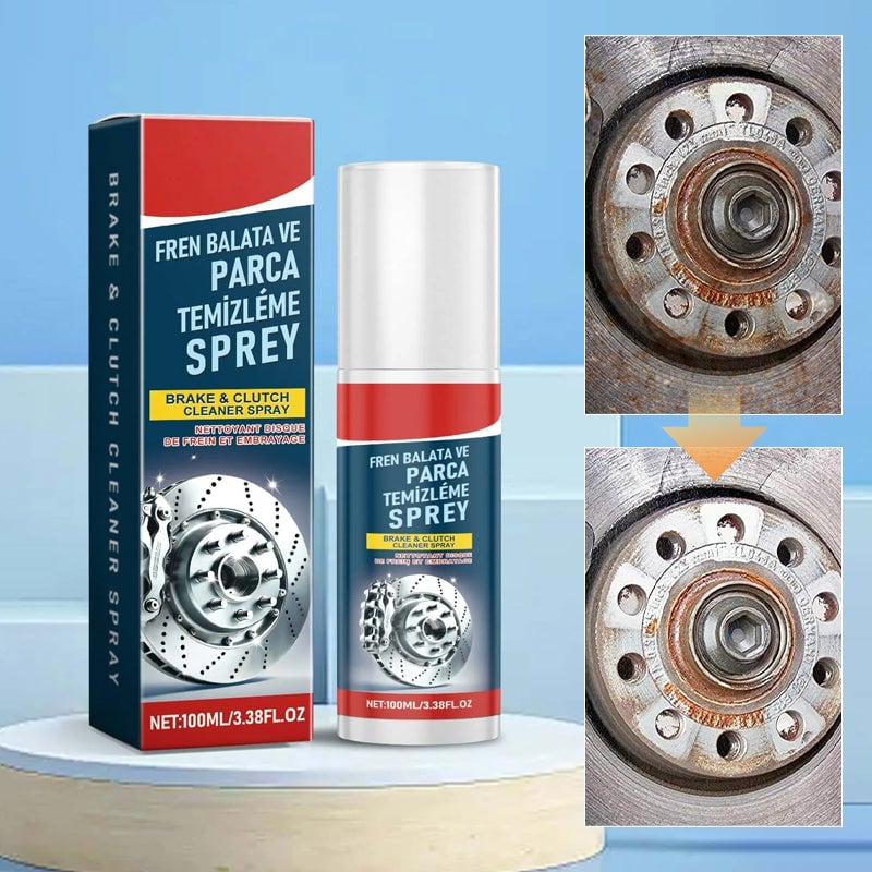 Brake disc cleaner with rust remover & polish