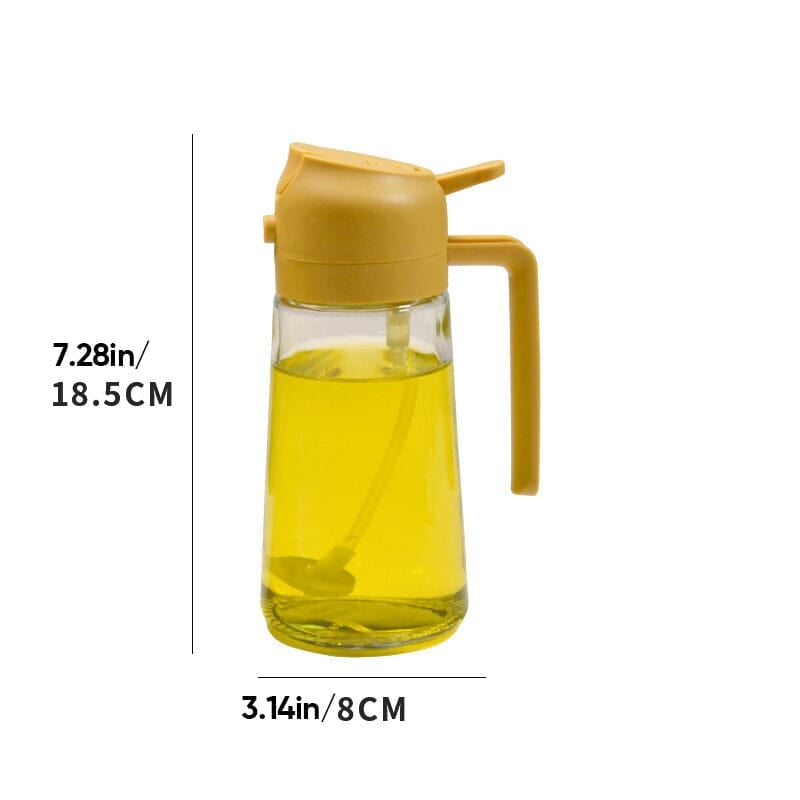 🔥2-in-1 Glass Oil Sprayer and Dispenser