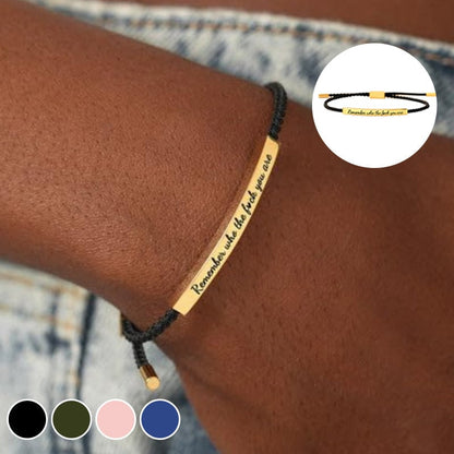 Pulsera Inspire ajustable trenzada