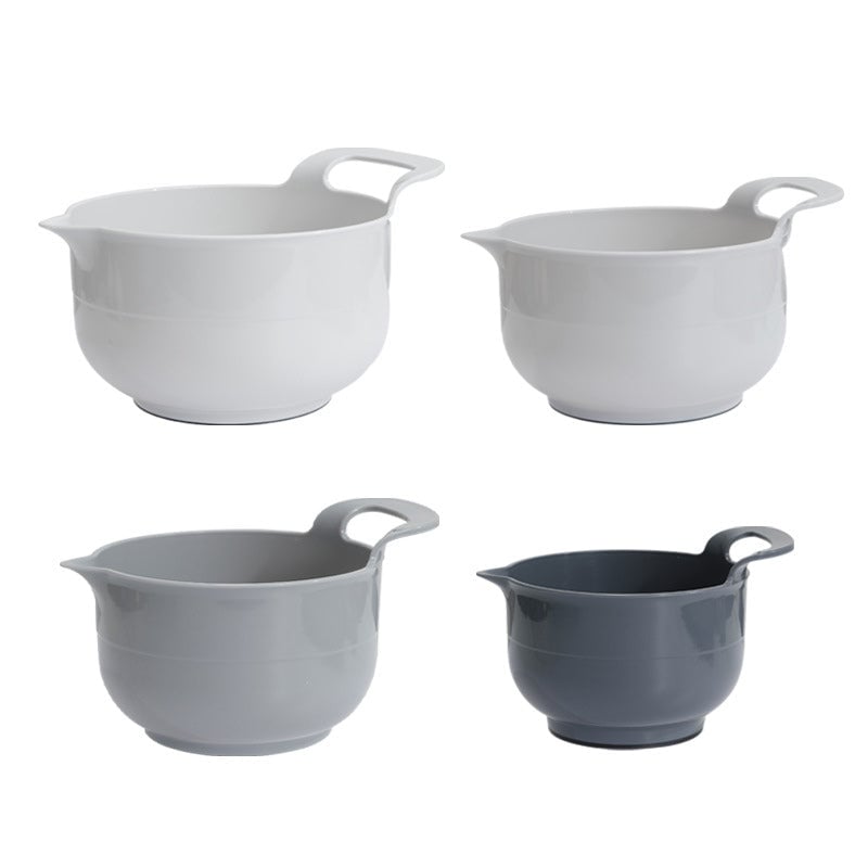 4 Piece Nesting Plastic Mixing Bowl Set