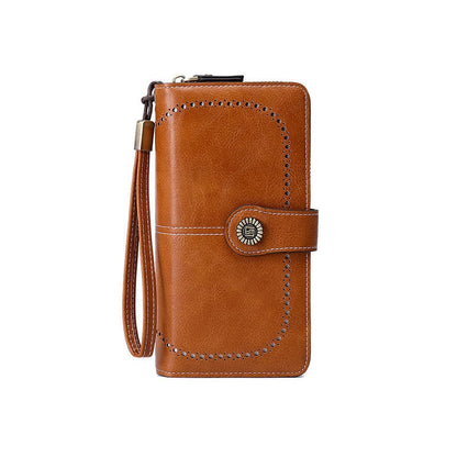 RFID Anti-magnetic Long Wallet