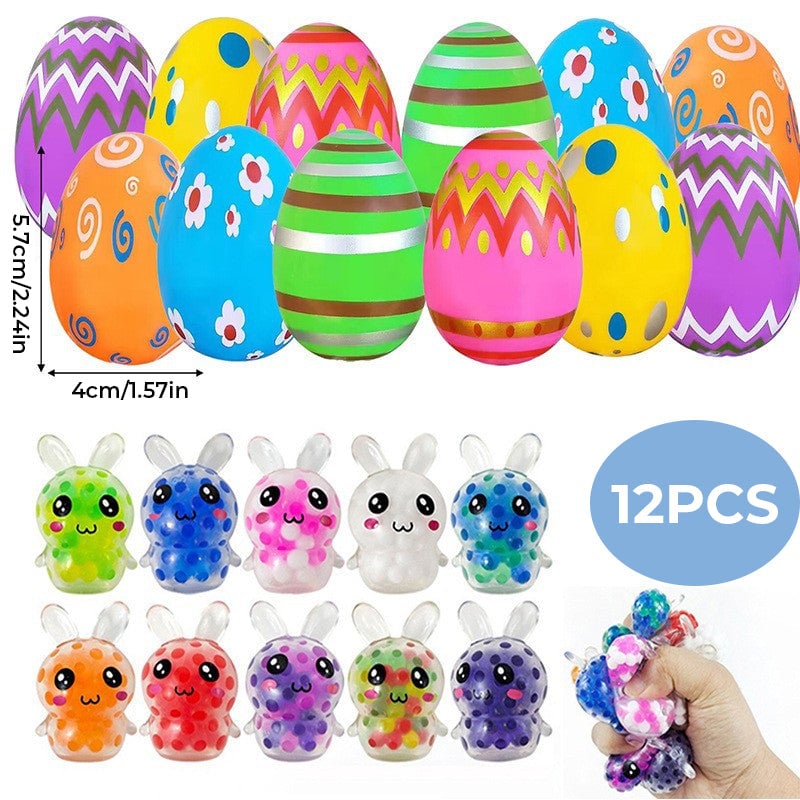 Prefilled Easter Eggs with Squeeze Toys
