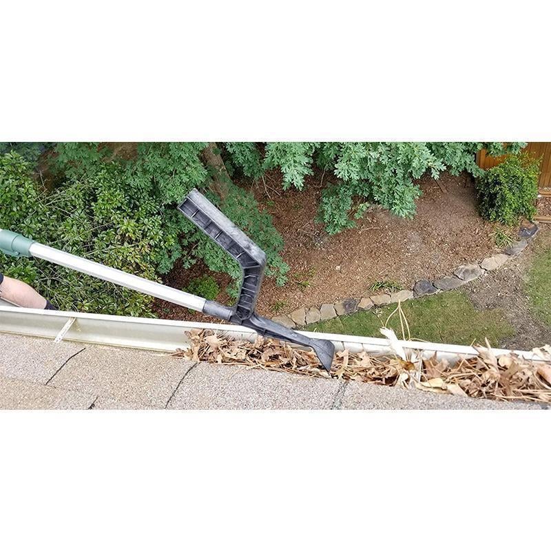 Ingenious Gutter Cleaning Tool - Spoon and Scoop