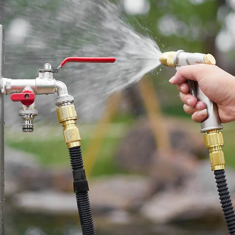 Zinc Alloy Dual Outlet Faucet for Gardening