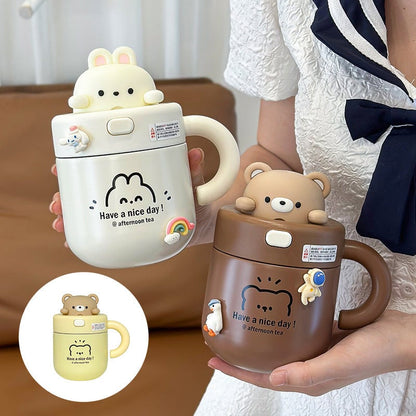 Bear Doll Insulated Water Cup