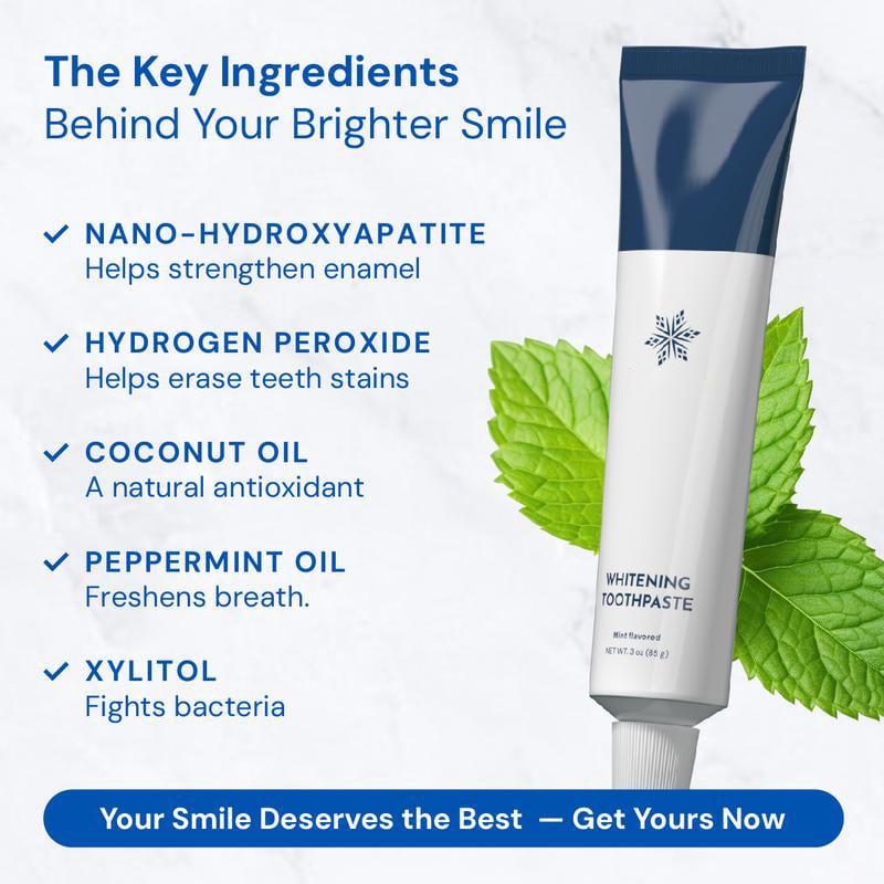 Nano Hydroxyapatite & Coconut Teeth Whitening Toothpaste