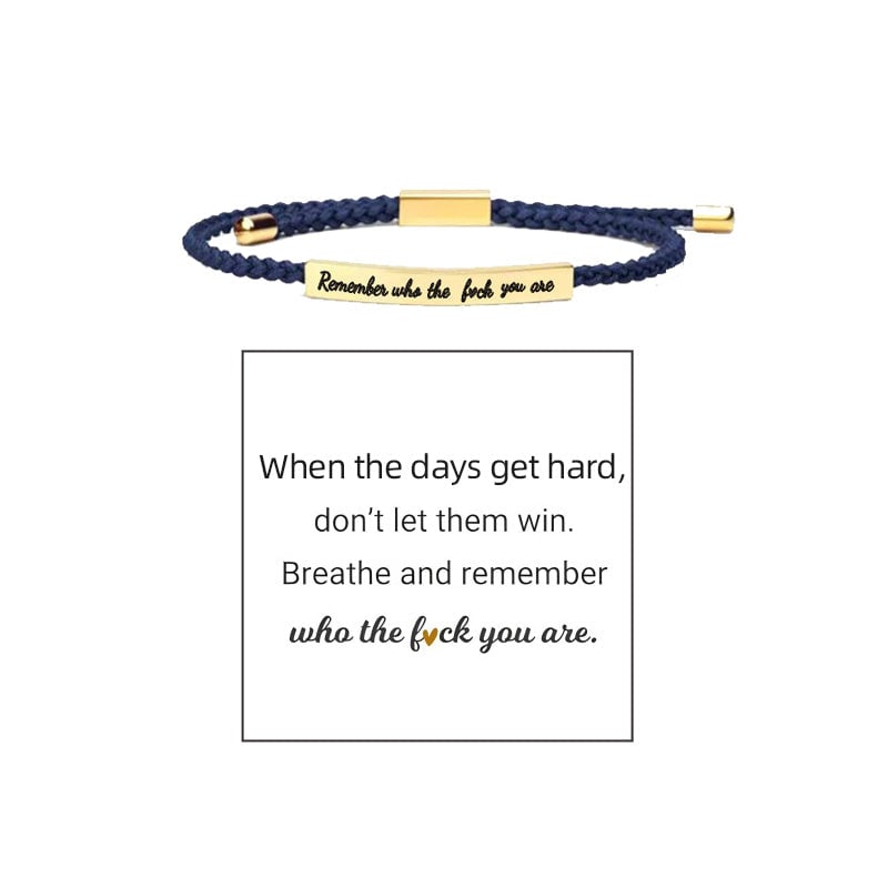 Pulsera Inspire ajustable trenzada