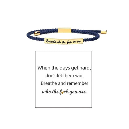 Pulsera Inspire ajustable trenzada