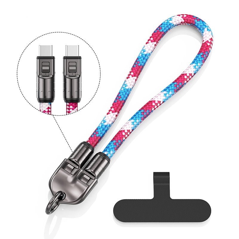 2-in-1 Fast Charging Data Cable ＆ Phone Lanyard