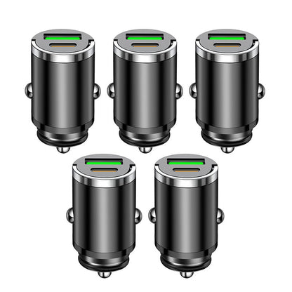 Metal Pull-Ring Invisible Fast Car Charger