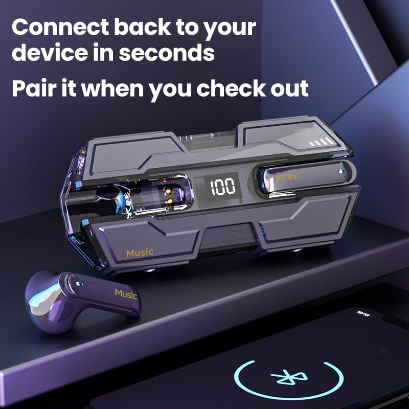 Semi-in-ear Design Wireless Headset