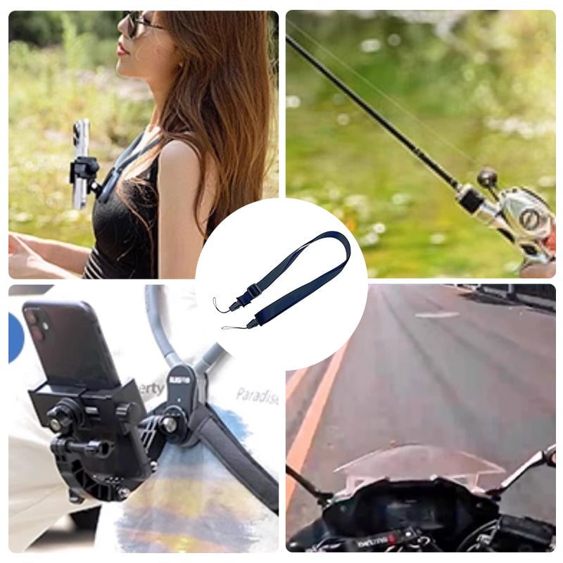 Anti-shake fan lanyard