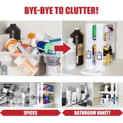Rotating Spice Rack Organizer