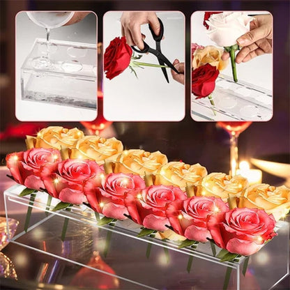 Clear Acrylic Flower Vase