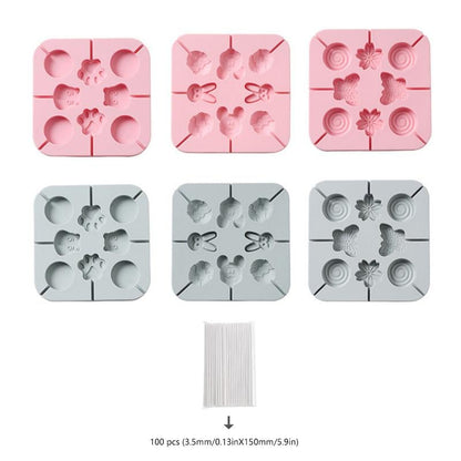 Silicone Moulds for Lollipop Candy