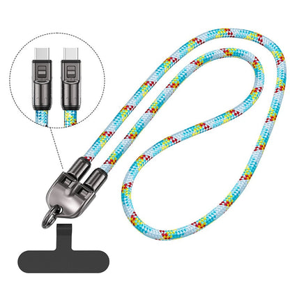 2-in-1 Fast Charging Data Cable ＆ Phone Lanyard