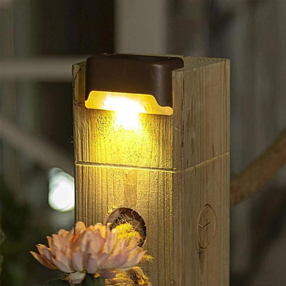 Solar embedded outdoor waterproof light