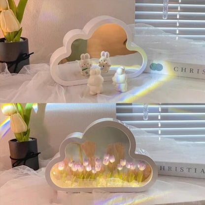 DIY set with tulip mirror and night light
