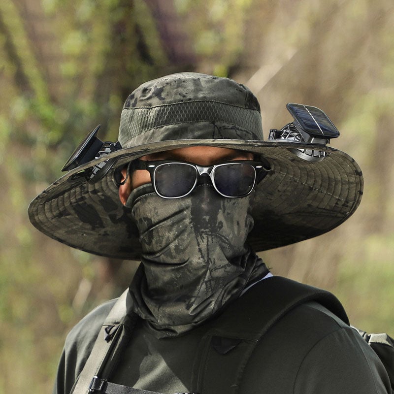 Solar Fan Outdoor Fishing Hat