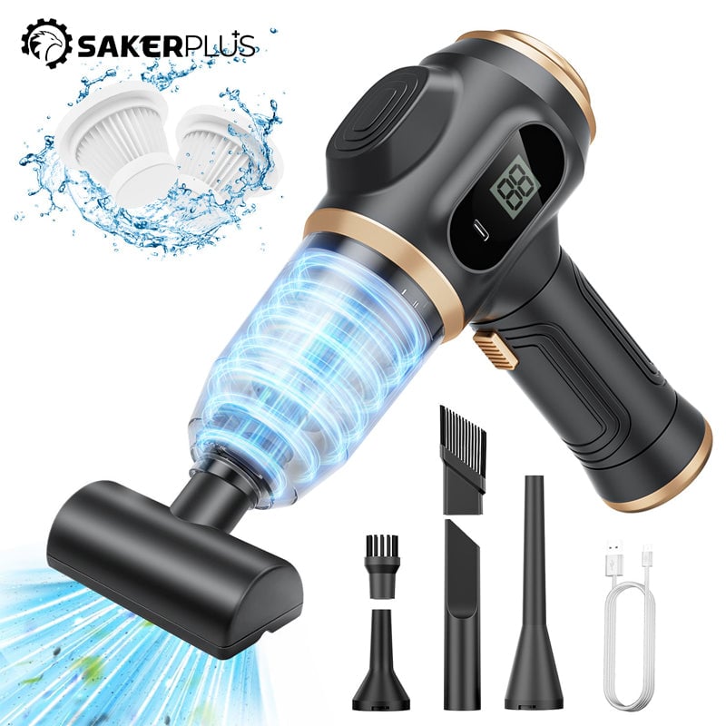 Sakerplus Handheld Cordless Car Vacuum Cleaner