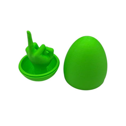 Easter Egg Surprise-Funny 3D Printed Middle Finger Egg