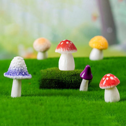 Simulation Mushroom Car Decoration