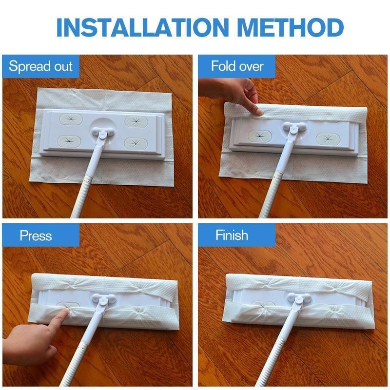 Flat Mop for Cleaning Hardwood and Floors