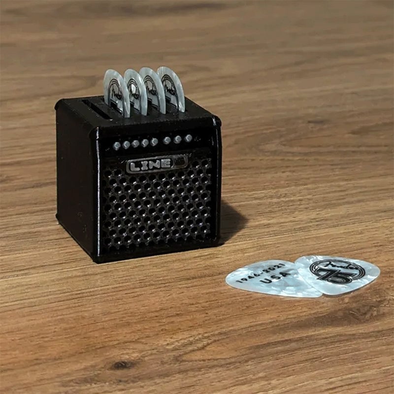 Mini Guitar Amplifier Pick Holder