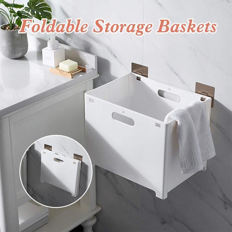 Punch-Free Folding Storage Basket