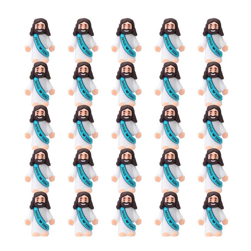 Mini Jesus Figurines -Dark Skin