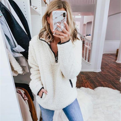 CASUAL LONG SLEEVE PATCHWORK ZIPPER OUTERWEAR