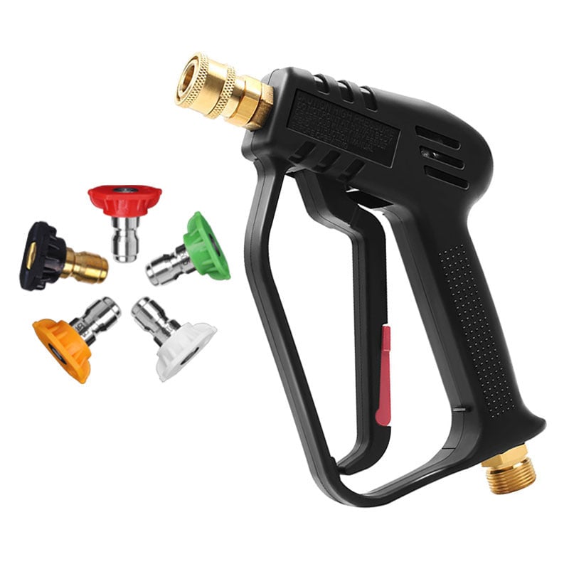 High-Pressure Water Gun with Nozzles for Car Wash