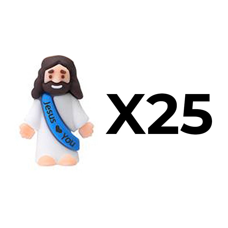 Mini Jesus Figurines -Dark Skin