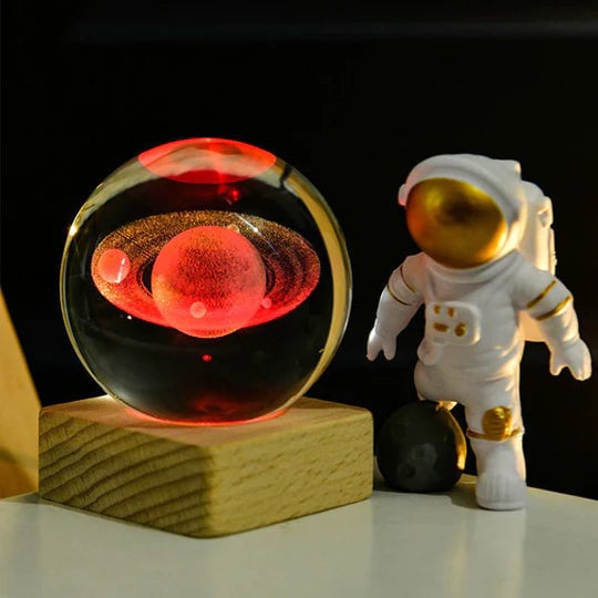 (✨hot sale✨)3D Galaxy Crystal Ball Nightlight Decorlamp