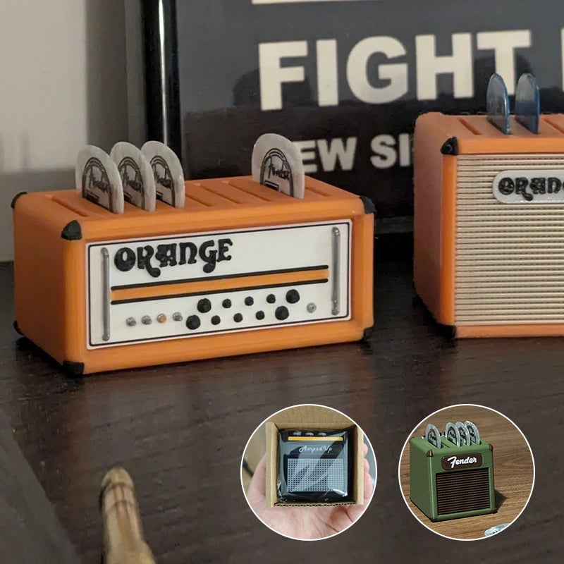 Mini Guitar Amplifier Pick Holder