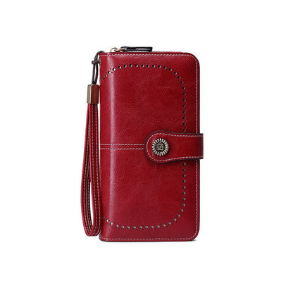 RFID Anti-magnetic Long Wallet