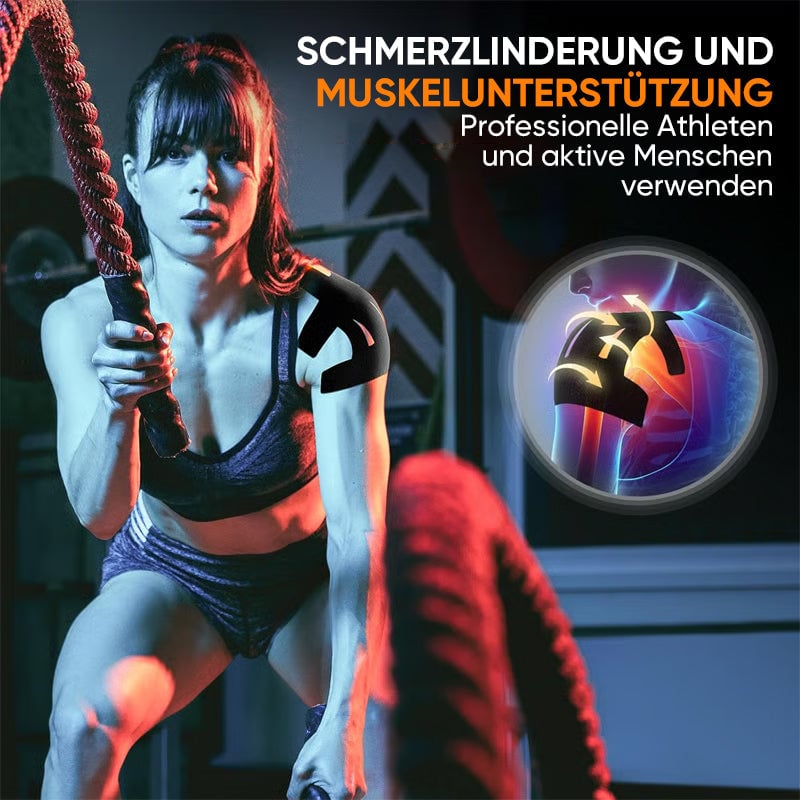Kinesiologie-Tape gegen Schulterschmerzen