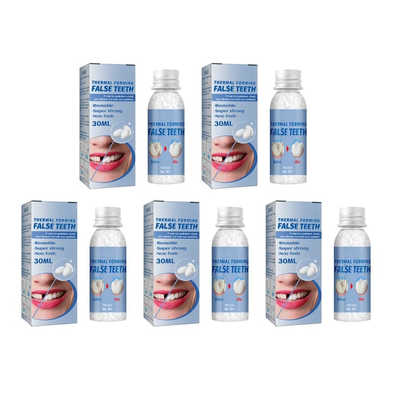 👨‍⚕️Moldable False Teeth for Temporary Tooth Fillings