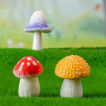 Simulation Mushroom Car Decoration