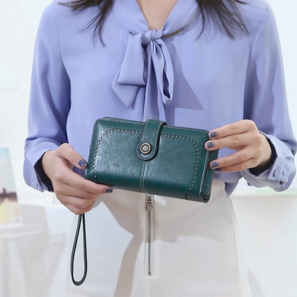 RFID Anti-magnetic Long Wallet