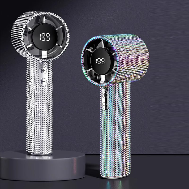 Sakerplus Luxury Rechargeable Handheld Turbo Fan