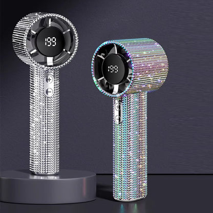 Sakerplus Luxury Rechargeable Handheld Turbo Fan