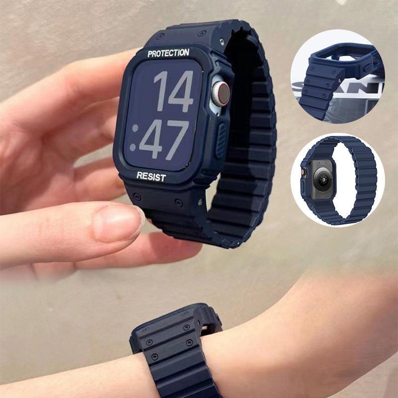 Apple Watch Integrated Magnetic Silicone Strap