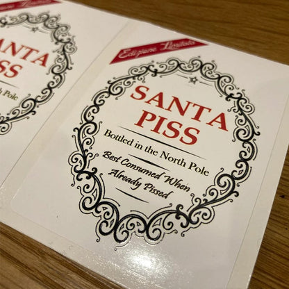 🎄Christmas Funny Novelty Bottle Labels(Pack of 5PCS)