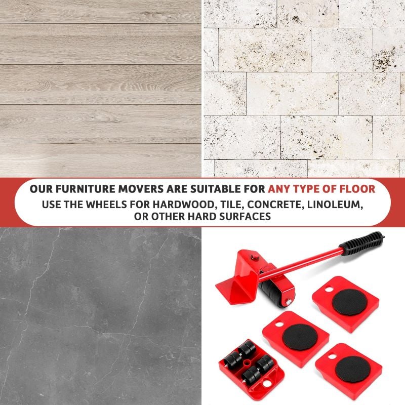 Furniture lifting tool set