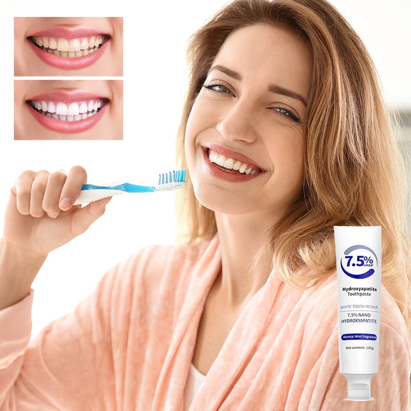 Pasta de dientes con hidroxiapatita
