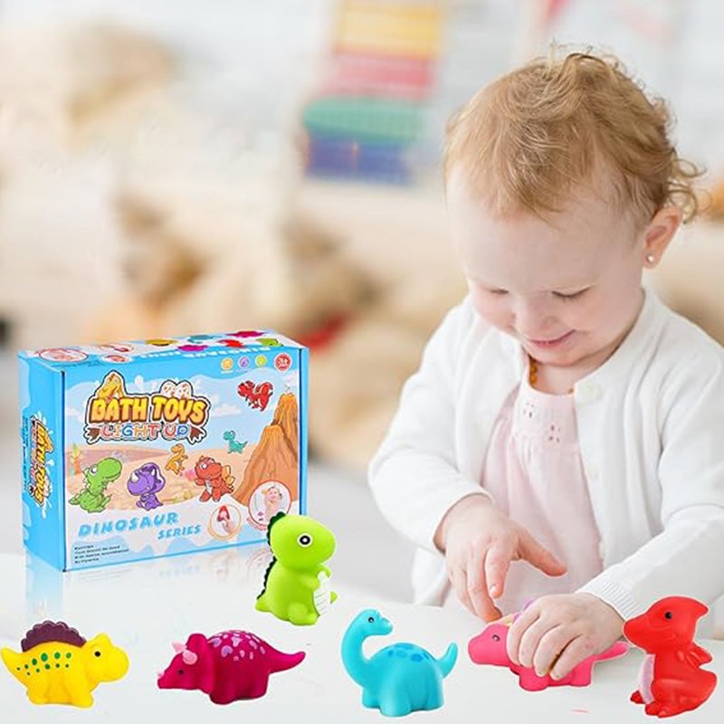 Sale- Glowing Dinosaur Shaped Bath Toy