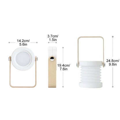 Creative Wooden Telescopic Lamp
