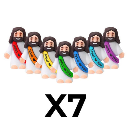 Mini Jesus Figurines -Dark Skin